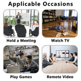 Tall Rolling TV Stand for 23-60 Inch TVs, Mobile TV Stand with Shelf and Wheels for Living Room Bedroom Office Outdoor, Portable Metal TV Cart with Adjustable Height, Heavy Duty Nahenduo