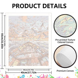 koemhxb Paint by Numbers for Adult, Sunset Ocean Paint by Numbers Kit for Adults Beginners, DIY Seascape Acrylic Painting on Canvas for Home Wall Art Decor 16x20 Inch koemhxb