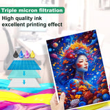 High Capacity Compatible with HP 31 32XL Ink Refill Bottles Set for HP Smart Tank 7301, 7602, 5000, 6001, 5101 5102 Plus 651 551 455 457 450 All-in-One Ink-Tank (5 Bottles: 2BCMY) MOIUK