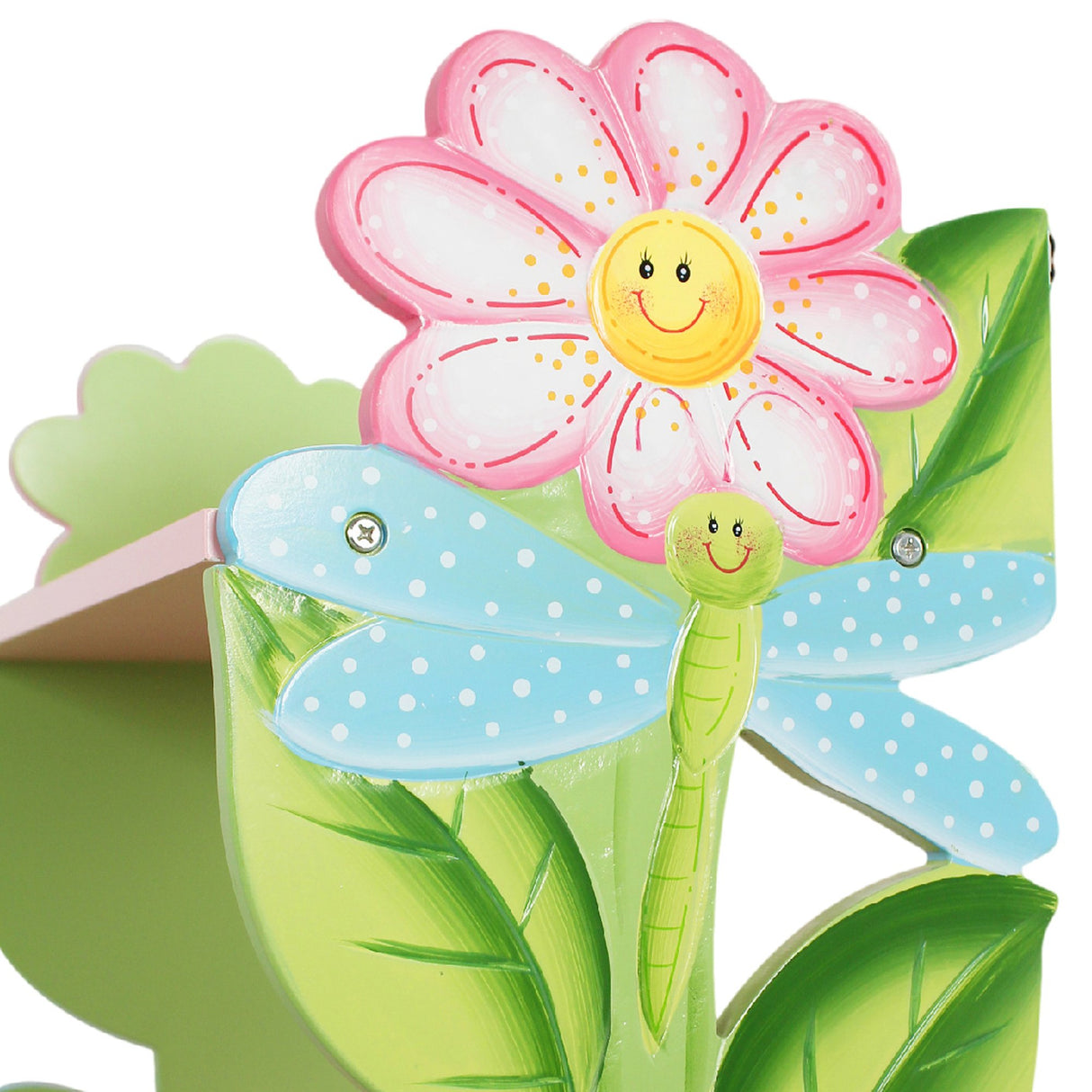 Fantasy Fields Magic Garden Multi-Tiered Wooden Children's Bookshelf and Storage Drawers, Multicolor Fantasy Fields