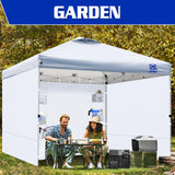 FANPAT Instant Canopy Tent SideWalls with 6 Pockets for 10x10 FT Pop Up Canopy, 210D Polyester Waterproof(3PCS Sidewall Only, Canopy Tent NOT Included) FANPAT