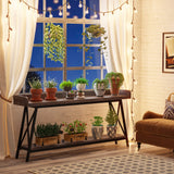 Tribesigns 70.9 inch Extra Long Console Table Behind Couch, Rustic Industrial Sofa Table for Living Room, Narrow Entryway Hallway Long Bar Table (Grey) Tribesigns