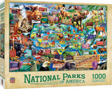MasterPieces - 1000 Piece Jigsaw Puzzle, National Parks of America, Fun for Adults, Family, Kids 19.25"x26.75" Masterpieces