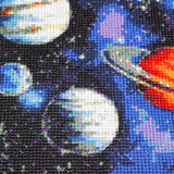 CEOVR Universe Planets Diamond Art Kits for Adults, 5D DIY Full Drill Space Stars Diamond Painting Dots Crystal Gem Art, Adult Crafts Kits Arts and Crafts, Wall Decor for Home Office 12x16inch CEOVR