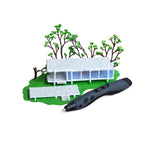 SCRIB3D 3D Printing Pen ABS Plastic Filament Refill Pack (10 Assorted Colors, 10 Feet Each),Filament- 10 Pack - 100 Ft SCRIB3D