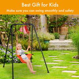 Hi-Na Metal Frame Full Steel Swing Stand, Hold up to 440 lbs, Outdoor or Indoor Hanging Swing Stand only, Swings not Included Black Hi-Na