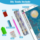 Christmas Santa Claus Chimney Diamond Painting Kits for Adults, 5D Diamond Art Kits for Adults Beginners,DIY Full Round Drill Diamond Dot Painting Gem Art Kits for Adult,Home Wall Decor 11.8x15.7 Inch LKHMVCA