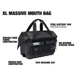 ToughBuilt - 20" Massive Mouth w/Waterproof Base - Durable and Rugged, Lockable, 22”x 14”x 11” - (TB-CT-62-20) ToughBuilt