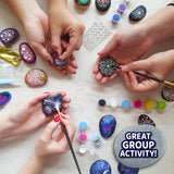 ArtSkills Rock Painting Kit with Geode, Mandala & Glow in The Dark Rock Painting, Arts and Crafts for Kids ArtSkills