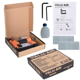 Valu-Air F50Q 18 Gauge Pneumatic Brad Nailer 3/8” to 2” for Cabinet, Trim, Baseboard, Chair Rail, and Finish Work Valu-Air