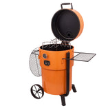 Oklahoma Joe's® Bronco Pro Drum Smoker, Orange - 19202100 Oklahoma Joe's