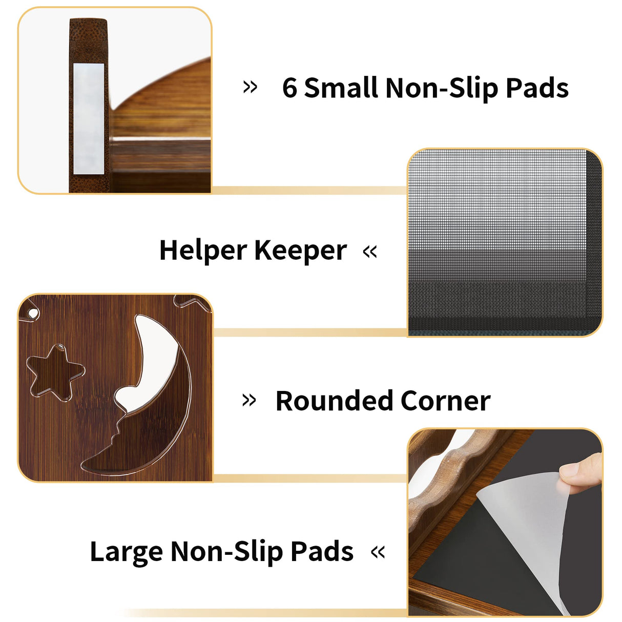 TOETOL Bamboo Kids Step Stool for Kitchen Height Adjustable Toddler Standing Tower with Keeper and Black & White Activity Board TOETOL