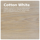 Rubio Monocoat Wood Stain & Finish 65 ft² - Cotton White | Oil Plus 2C | Quick-Dry, Eco-Friendly Linseed Wood Oil for Indoor Use, Includes Accelerator (Part B) | Protector | 130 ml Rubio Monocoat