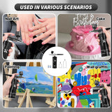 AKALLIBRE Airbrush Kit with Compressor, 48PSI High-Pressure Non-Clogging Airbrush Gun with 0.2/0.3/0.5mm Nozzles, Portable Airbrush for Nails Art, Cake Decoration, Painting etc. AKALLIBRE