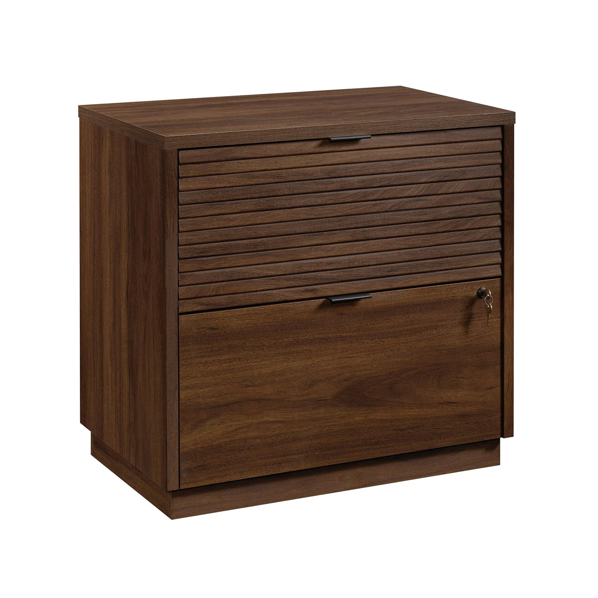 Sauder Englewood Lateral file, L: 30.87" x W: 19.29" x H: 29.25", Spiced Mahogany finish Sauder