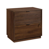 Sauder Englewood Lateral file, L: 30.87" x W: 19.29" x H: 29.25", Spiced Mahogany finish Sauder