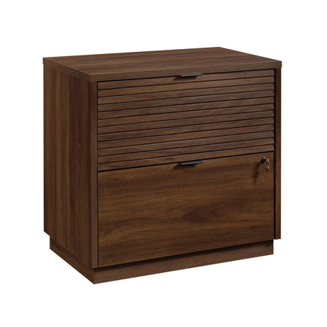 Sauder Englewood Lateral file, L: 30.87" x W: 19.29" x H: 29.25", Spiced Mahogany finish Sauder