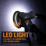 MAXXT Handheld Drywall Sander 810W, Electric Sander for Walls,Rough and fine Sanding, 1500-2800RPM Variable Speed, Upgraded Pad, Adjustable Suction, Self-Dust-Extraction (120, Volts) MAXXT