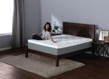 Serta 9" Gel Infused Memory Foam Mattress - California King, White/Gray Serta