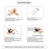 Wooden Electric Wind Powered Boat Model Kit, Science Experiment Kit for Youth Age, Wireless Remote Control Wind Boat Stem Project, Educational DIY STEM Set for Youth OULUN