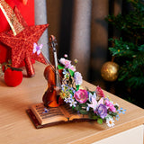 3D Metal Puzzles for Adults, Cello 3D Metal Model Kits for Adults to Build, DIY Flower Model Building Kit for Ages 14+ Adult Women Men, Difficult DIY for Assembly, Birthday Gifts for Women Men Hobby INTELIVE