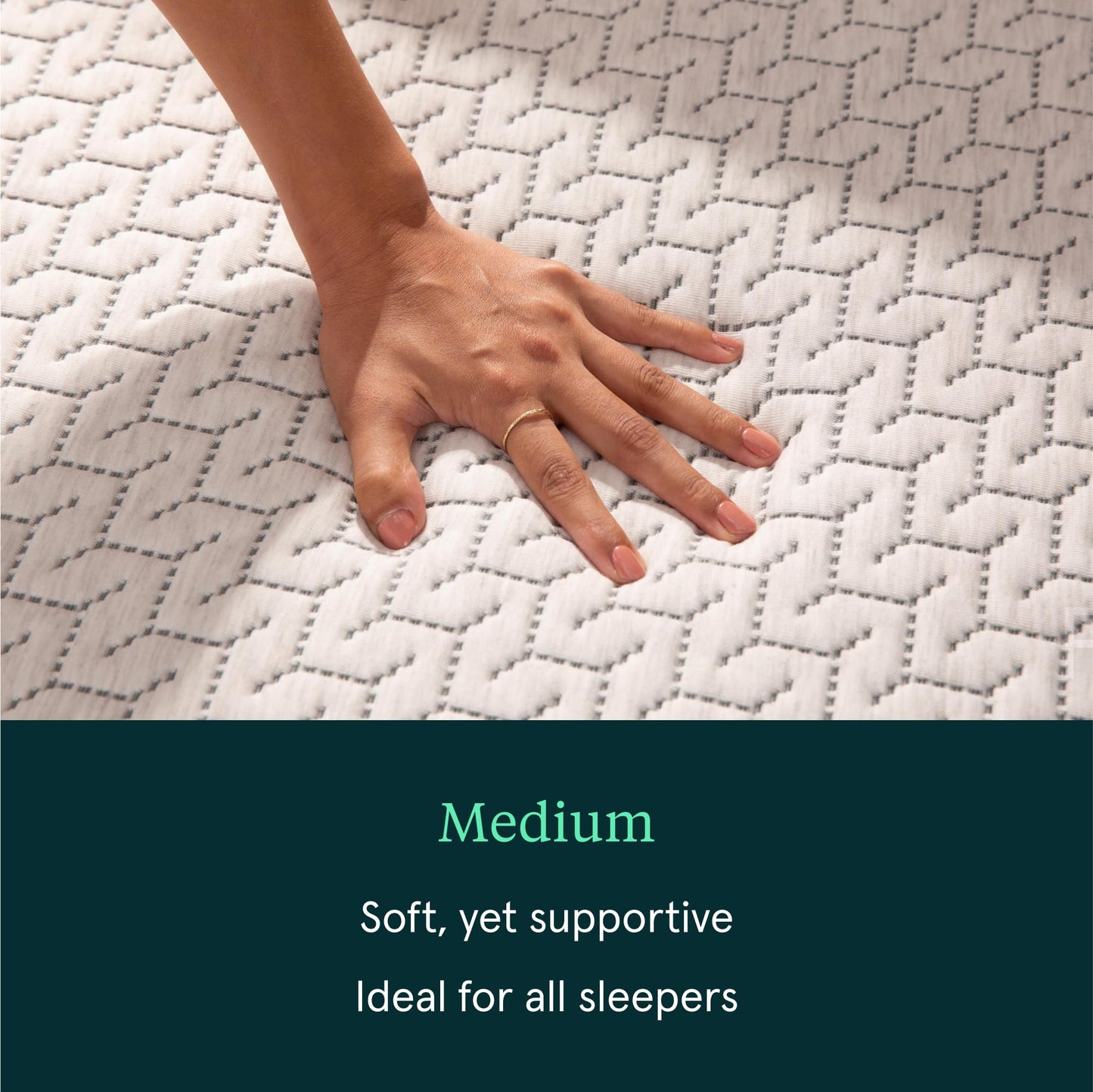 Tuft & Needle Original Hybrid Medium Cal King Mattress in a Box, Adaptive Foam, Pocketed Coils, Cooling Pressure Relief, 100 Night Trial, Fiberglass Free, CertiPUR-US, 10-Year Limited Warranty