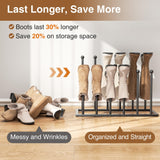 pickpiff Boot Rack Organizer Tall Boots - Black Boot Storage Organizer Tall Boots for Closet, Entryway, Garage, Porch, Free Standing Shoe Racks for 6 Pairs pickpiff