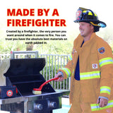 Grill Rescue BBQ Replaceable Scraper Cleaning Head, Bristle Free - Durable and Unique Scraper Tools for Cast Iron or Stainless-Steel Grates, Barbecue Cleaner (Grill Grate Brush with Scraper) Grill Rescue