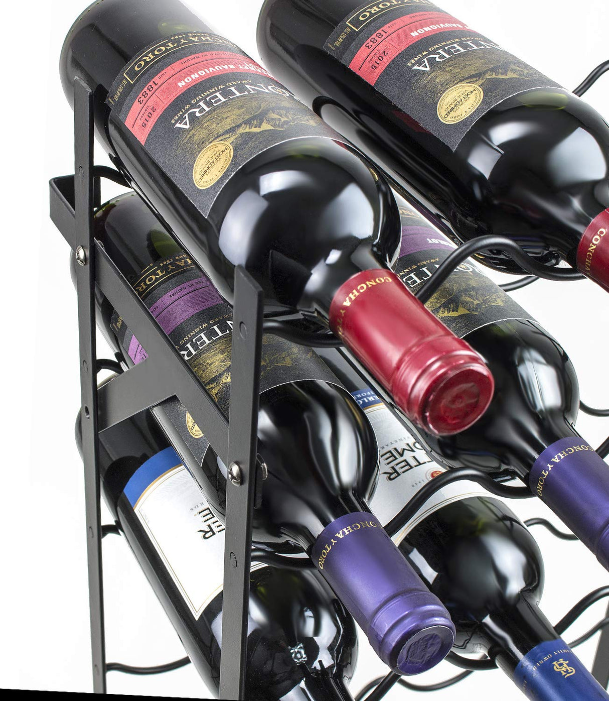 Sorbus Wine Rack Freestanding Floor - Wine Bottle Holder Holds 150 Bottles of Wine - 150 Bottle Capacity Wine Storage for Any Bar, Wine Cellar, Kitchen, Dining Room Sorbus