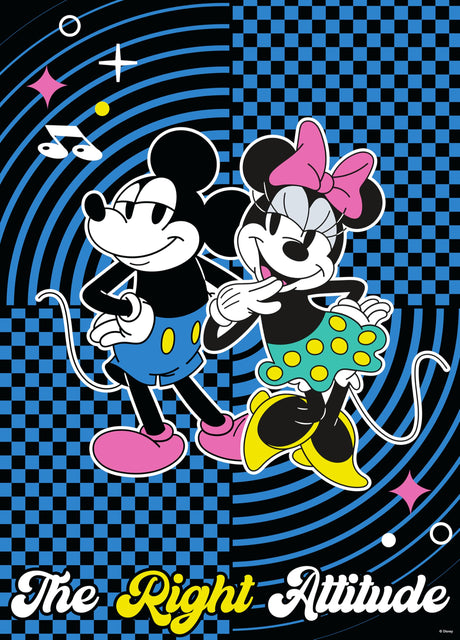 Ceaco - Disney - Mickey and Friends - The Right Attitude - 1000 Piece Jigsaw Puzzle Ceaco