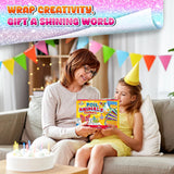 sinceroduct Foil Art Kit for Kids, Foils Arts and Crafts for Kids Age 4-8,Travel Toys Supplies,Foil-Foam Stickers,Birthday Gifts for Boys & Girls,Mess Free Coloring Card Set. sinceroduct