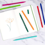 PAPERAGE Blank Journal Notebook, (Black), 160 Pages, Medium 5.6 in x 8 in - 100 GSM Thick Paper – Hardcover Journaling Notebook for Work, School, Note Taking or Sketching PAPERAGE