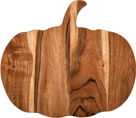 Halloween Pumpkin Shaped Wood Cutting Board for kitchen Decoration, Gothic Cutting Boards with Handle, Charcuterie Wooden Boards, Serving Platter (Pumpkin Board 12"L x 13"W) Affinity Decor