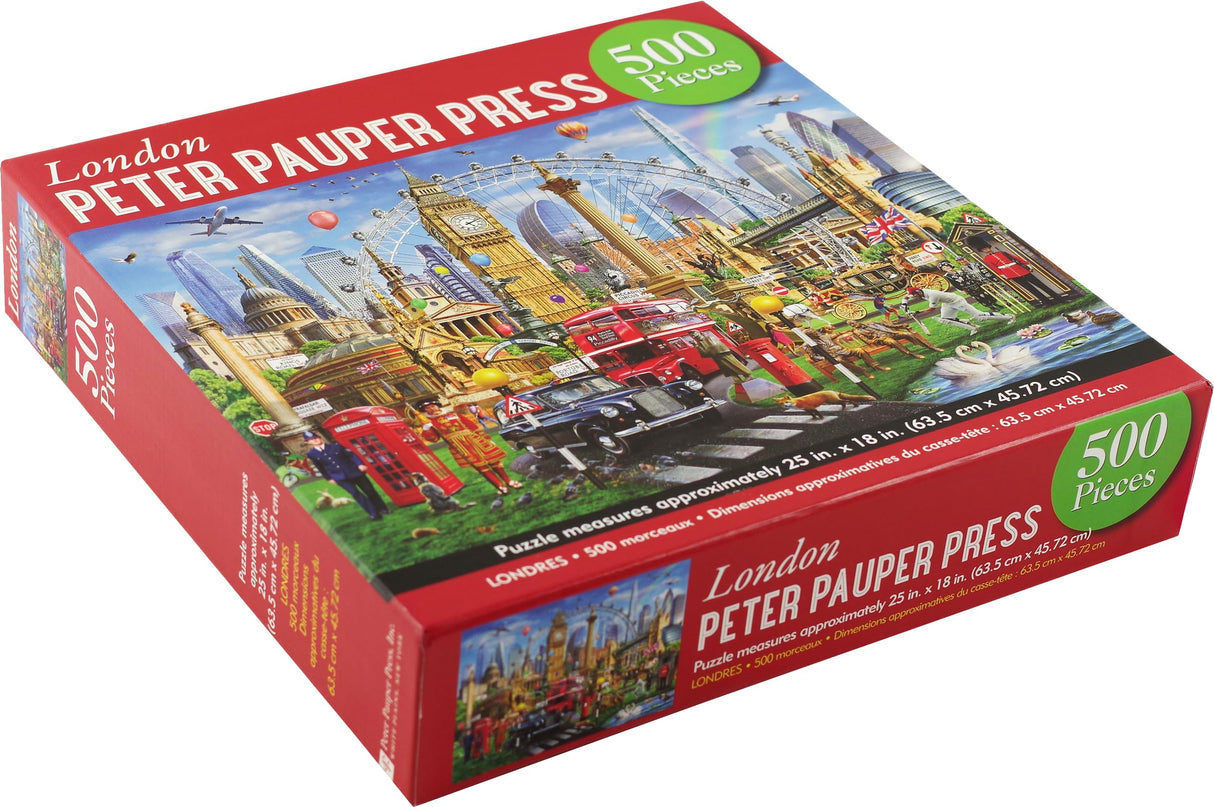 PETER PAUPER PRESS London 500 Piece Jigsaw Puzzle PETER PAUPER PRESS