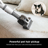 Shark Upright Vacuum, Navigator Lift-Away with Swivel Steering, HEPA Filter, XL Dust Cup, Pet Power, Dusting Brush, and Crevice Tool, Perfect for Pet Hair, White/Silver, NV356E Shark