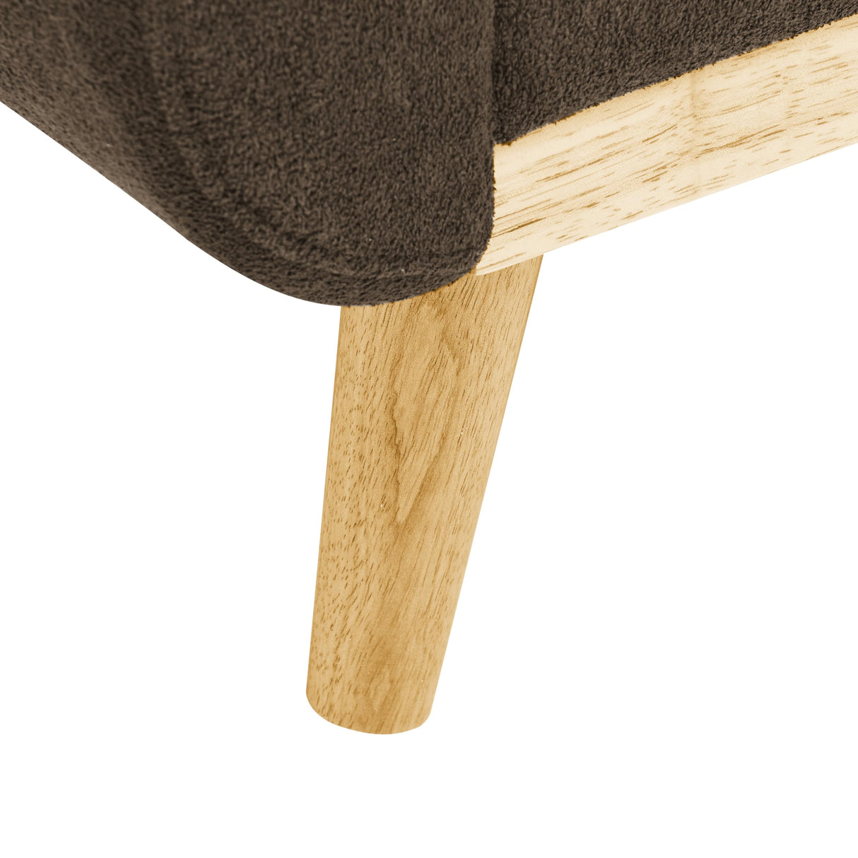 65" W Brown Loveseat Sofa, Mid Century Modern Love Seat Couches for Living Room, Button Tufted Upholstered Small Couch for Bedroom, Solid Wood Legs and Easy to Install Love Seats Furniture (Brown) Klwenas Maec