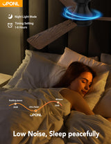 OPONL 42 Inch Black Ceiling Fan with Light with Remote Control, Large Air Volume, modern ceiling fan with light for Bedroom Kitchen Dining room Patio OPONL