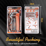 HORUSDY Mini Pistol Grip Grease Gun, with 3 OZ. Grease & Coupler (2900 PSI) HORUSDY