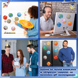 Saysurey 16 Pcs Diamond Art Magnet Kits Diamond Painting Refrigerator Magnets DIY for Adults Crafts Painting Stickers Kits for Gifts Home Decor (Planet) Saysurey