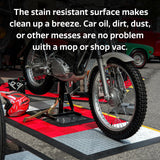 Big Floors Female Transition Edge Kit, Durable Interlocking Modular Garage Floor Edging, Compatible with RaceDeck, GarageTrac and GarageDeck Products, (11 Piece), Black Big Floors