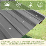 MUPATER 8' x 5' Wooden Grill Gazebo with sloping Metal roof, 2 full Size Grills, BBQ Canopy for Outdoor Patio, Lawn, Garden, Backyard MUPATER