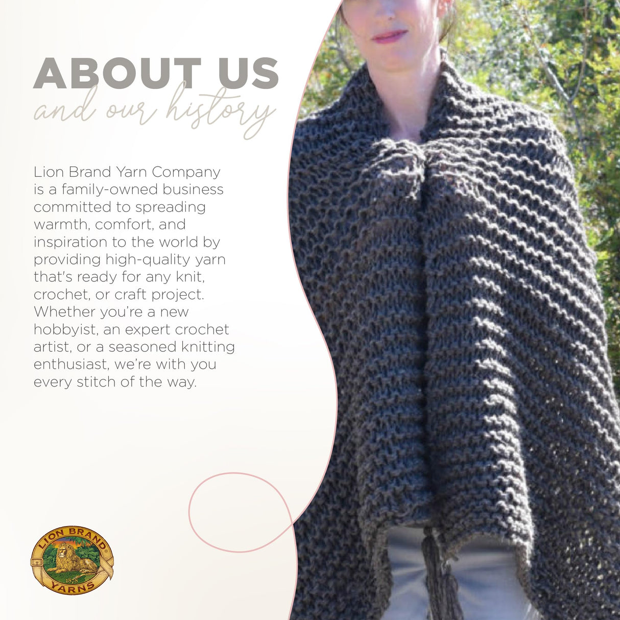 Lion Brand Yarn Medium-Weight Fishermen’s Wool Yarn for Knitting, Crocheting, and Crafts, Natural, 1 Pack Lion Brand Yarn