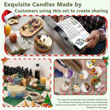 Soy Wax Candle Making Kit Supplies with Wax Melter, Natural Candle Wax for Candle Making - DIY Candle Making Supplies, Including 3lbs Soy Wax Flakes, Melting Pot, Electric Stove, Candle Wick FAIRYELF