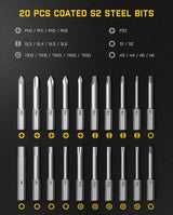 Fanttik Fold S1 APEX 3.7V Cordless Screwdriver, Electric Screwdriver, Screen Interaction, Pivot Handle, High/Low RPM Options, Max 7N.m, 1/4''Hex, Ideas DIY Tool - Deluxe Edition Fanttik