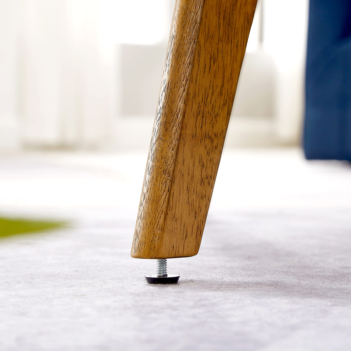 Gexpusm Round Wood Coffee Tables for Living Room, Farmhouse Circle Coffee Table, Mid Century Wooden Rustic Coffee Tables for Apartment, Easy Assembly (Only Coffee Table, 31.50" Dx31.50 Wx14.29 H) Gexpusm