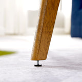 Gexpusm Round Wood Coffee Tables for Living Room, Farmhouse Circle Coffee Table, Mid Century Wooden Rustic Coffee Tables for Apartment, Easy Assembly (Only Coffee Table, 31.50" Dx31.50 Wx14.29 H) Gexpusm