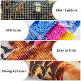 Lxmsja Train Station Diamond Art Kits for Adults, Clock DIY Full Drill Diamond Painting Kits for Beginners, 5D Gem Art Crafts for Adults, Home Wall Decor 12x16 inch Lxmsja