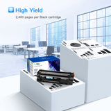 LxTek Compatible Toner Cartridge Replacement for Canon 137 Black Toner Cartridge 137 CRG137 to Use with Imageclass D570 MF232w MF242dw MF240 MF230 MF216n MF236n(2 Pack, 137 Black) LxTek