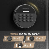 2-3 Gun Safe,Rifle Safe, Gun Safe for Rifles and Pistols, Quick Access Long Gun Safes for Rifles, Electronic Locking Gun Cabinet with Pistols Pockets ,Adjustable Gun Rack for Home, Office,Warehouse SAPITAL