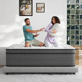 Ruoysun Queen Mattress, 10 Inch Medium Feel Hybrid Queen Size Mattresses in a Box, with Gel Memory Foam and Pocket Springs for Pressure Relief, Cooling, CertiPUR-US Certified Ruoysun